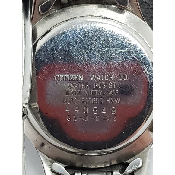 Citizen women small watch Calendar on face 6010-S37650 HSW 440549 Working watch main image 5